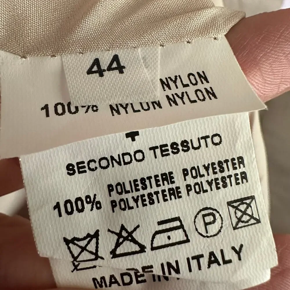 Io Couture Floral Foliage Pastel Fit & Flare Pleated Structured Mini Dress US 40 - Picture 7 of 12